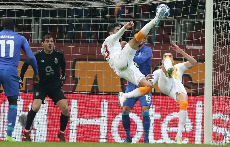 Galatasaray - Porto maçından kareler