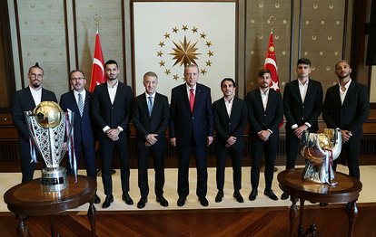 Başkan Recep Tayyip Erdoğan Trabzonspor’u kabul etti!