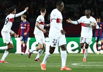 Barça Devler Ligi'ne veda etti! PSG yarı finalde