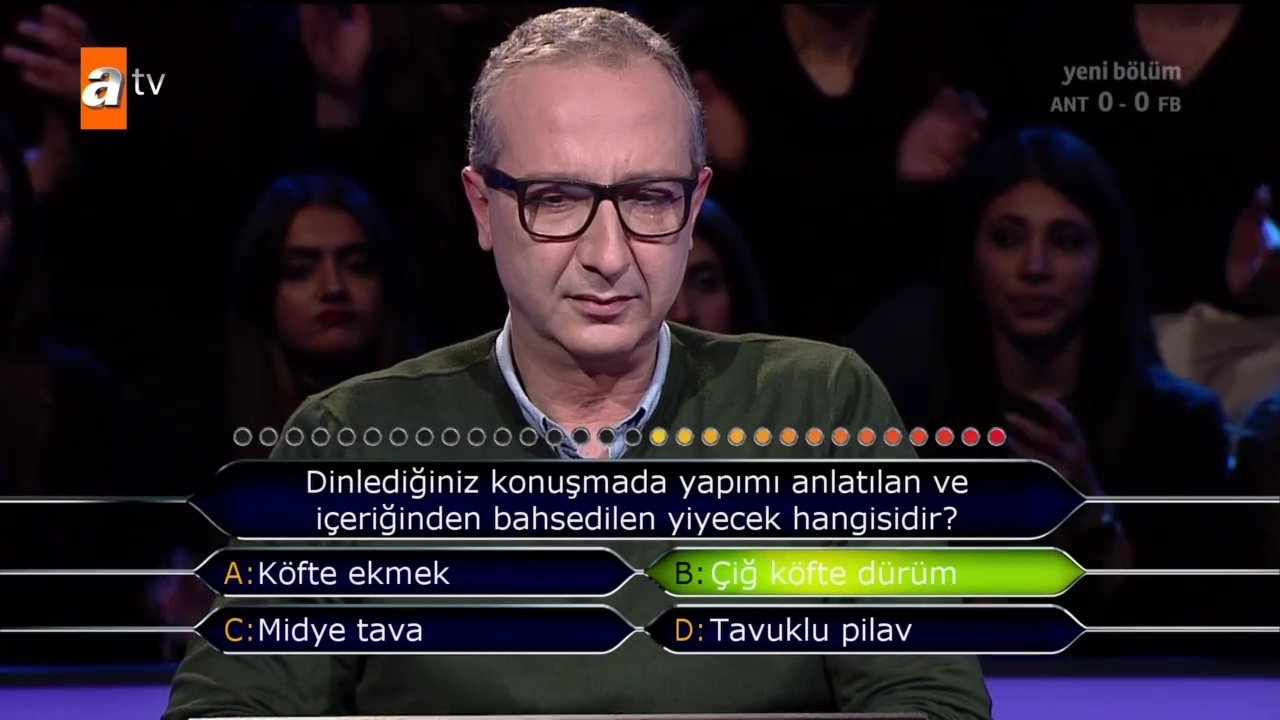 Kim Milyoner Olmak İster 796. bölüm soru ve cevapları | Futbol sorusu geceye damga vurdu