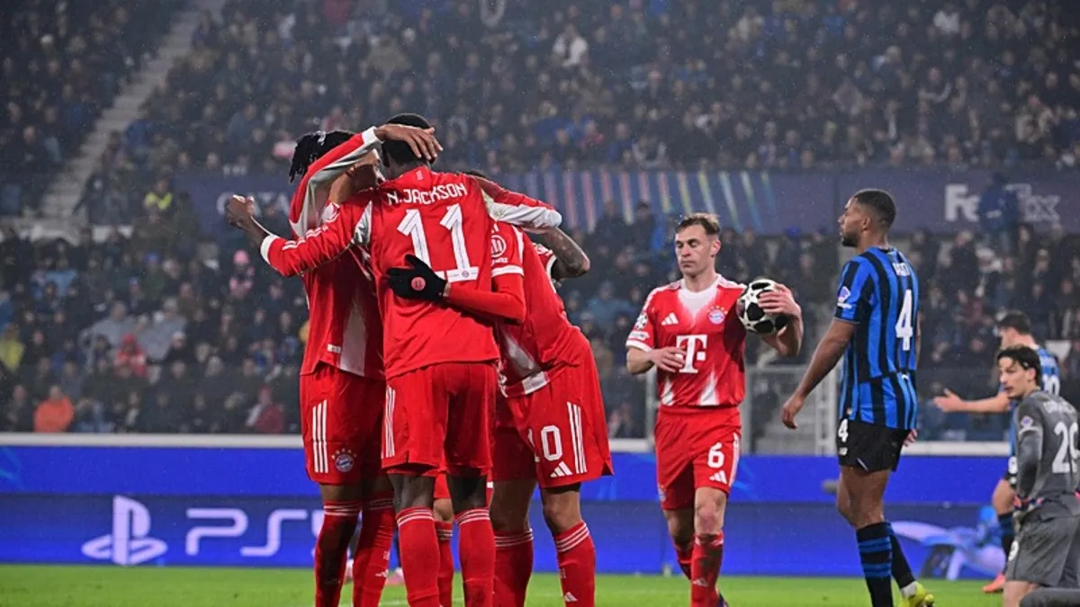 Bayern Münih deplasmanda Atalanta'ya fark attı!