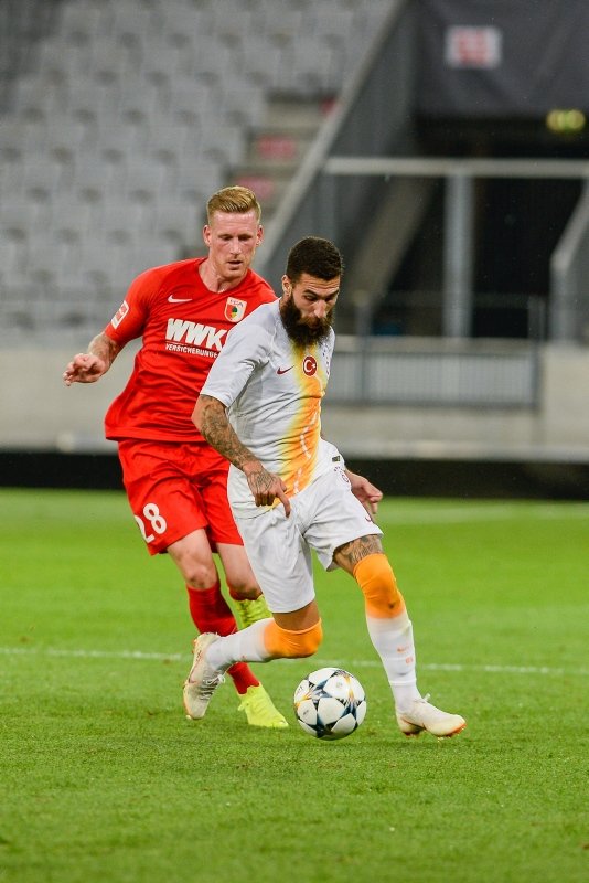 Galatasaray Augsburg maçından kareler!