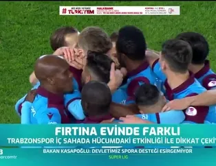 Trabzonspor evinde farklı