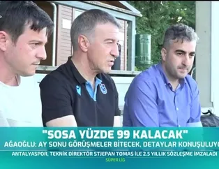Ahmet Ağaoğlu: Jose Sosa yüzde 99 kalacak