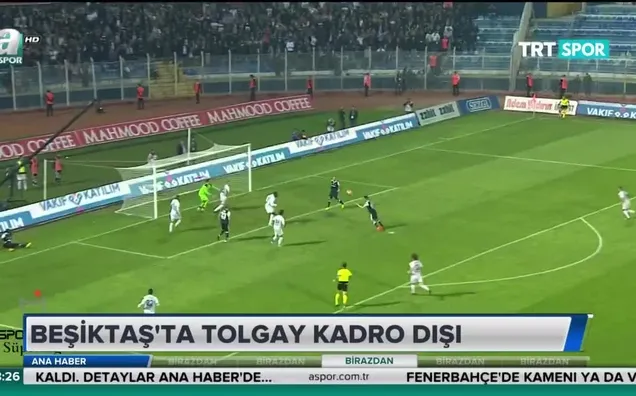 Beşiktaş'ta Tolgay kadro dışı