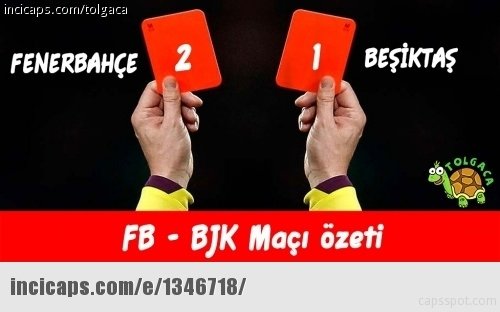 Fenerbahçe - Beşiktaş capsleri güldürdü