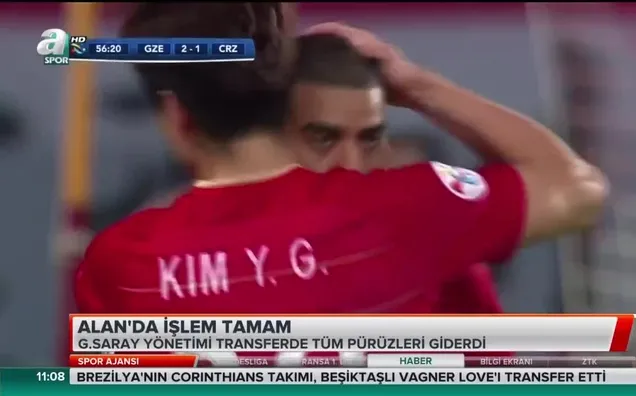 Alan'da işlem tamam
