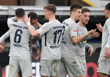 3 gollü maçta kazanan Hertha Berlin