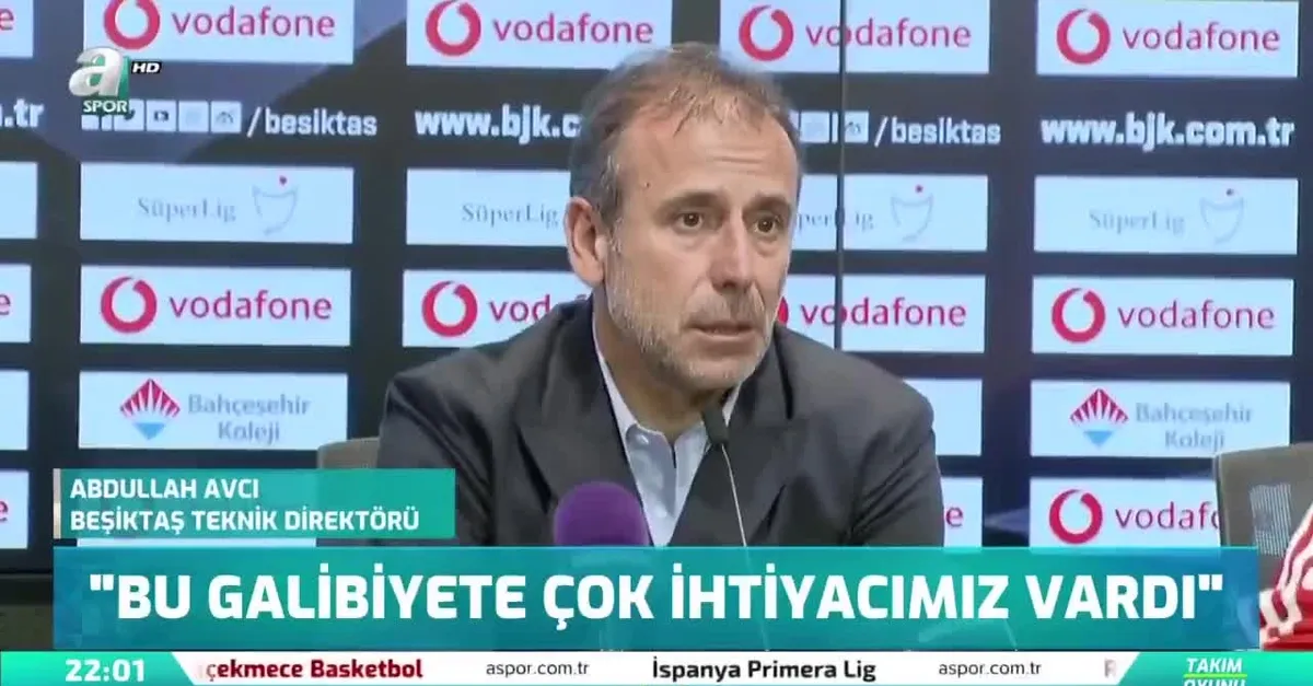 Abdullah Avcı: Galibiyet zihinsel olarak toparlanmamızı sağlayacak