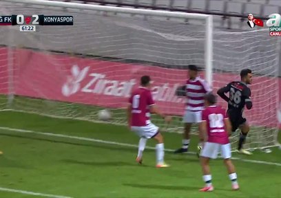 GOL | 23 Elazığ Fk 0 - 2 T. Konyaspor