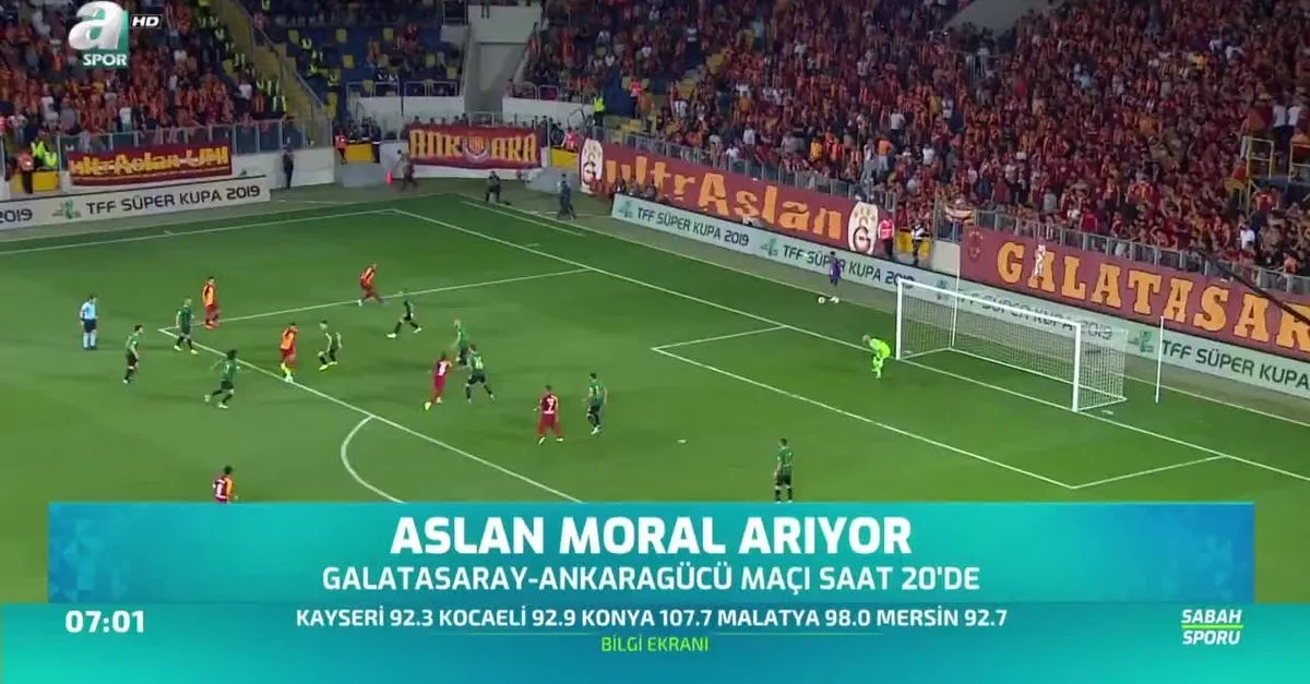 Aslan moral arıyor