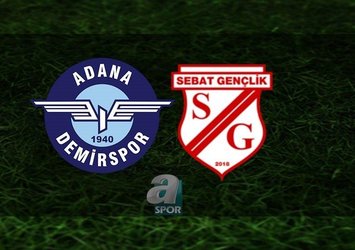 Adana Demirspor - Sebat Gençlik SK | CANLI İZLE