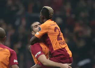 Galatasaray - Sivasspor maçından kareler