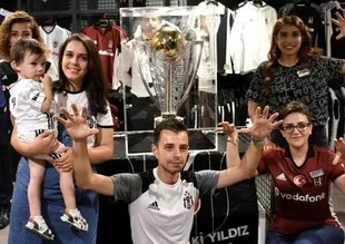 Beşiktaş'ın şampiyonluk kupası Aydın'da