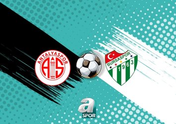 Antalyaspor-Bursaspor maçı bilgileri!