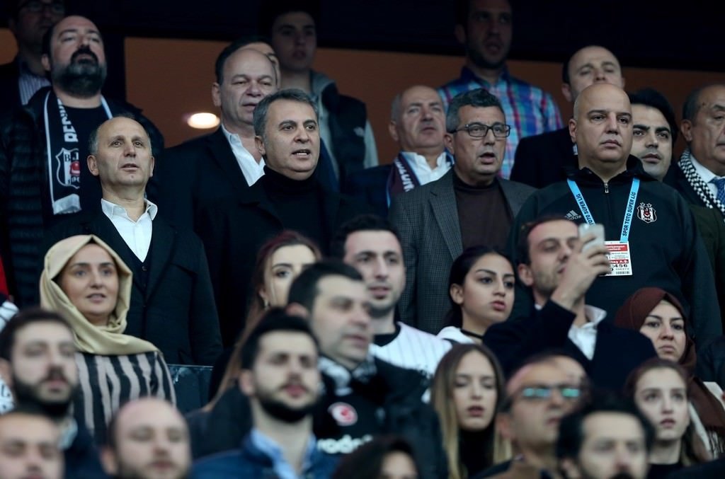Beşiktaş-Trabzonspor karşılaşmasından kareler