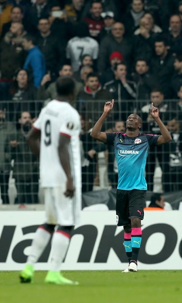 Beşiktaş - Hapoel Beer Sheva maçından kareler