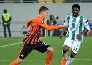 Konyaspor, Shakhtar Donetsk deplasmanında dağıldı