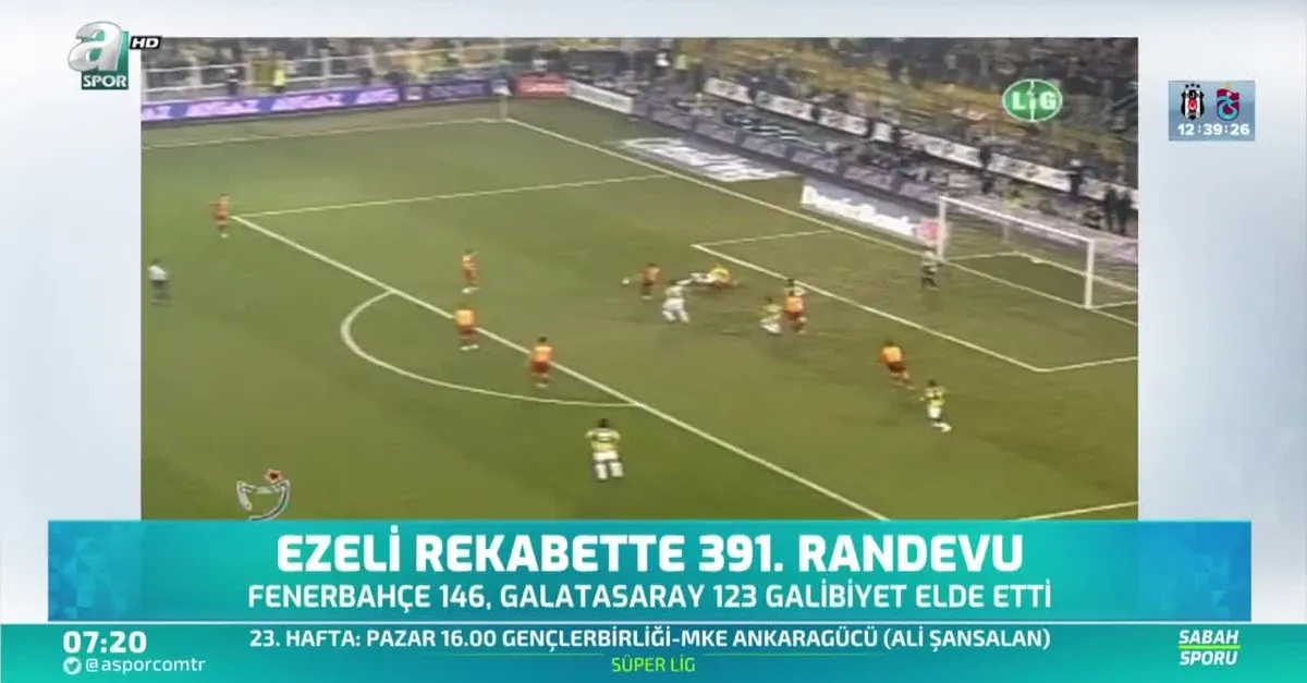 Ezeli rekabette 391. randevu