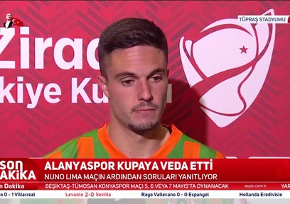 Nuno Lima: Bizim için ağır bir skor oldu