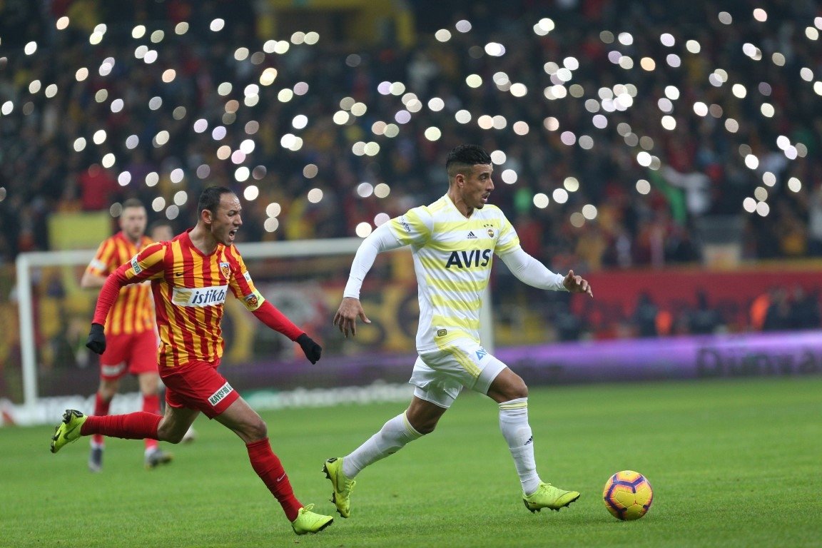 Kayserispor - Fenerbahçe maçından kareler!