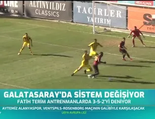 Galatasaray'da sistem değişiyor