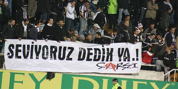 Beşiktaş taraftarının efsaneleşmiş yazıları