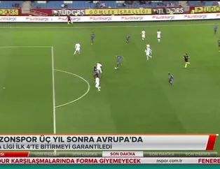 Trabzonspor üç yıl sonra Avrupa'da
