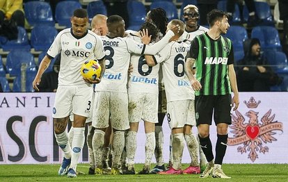 Sassuolo 1-6 Napoli MAÇ SONUCU-ÖZET | Napoli deplasmanda gol oldu yağdı!