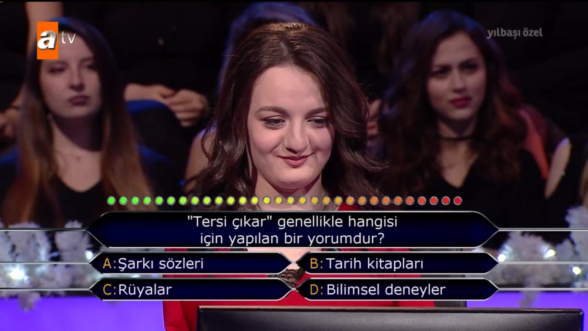 Kim Milyoner Olmak İster 798. yılbaşı özel bölümü soru ve cevapları!