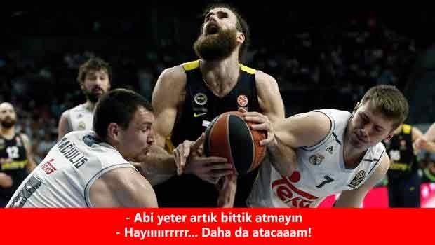 Real Madrid-Fenerbahçe caps’leri