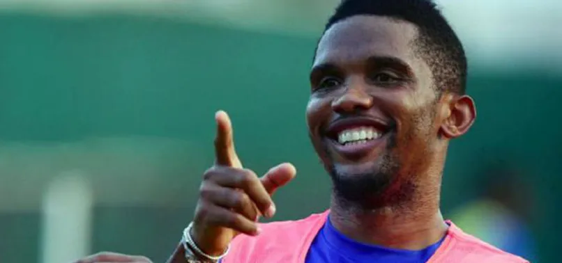 Eto'o altyapıyla antrenmana çıktı