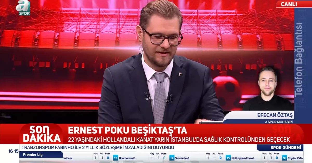 Ernest Poku, Beşiktaş'ta!