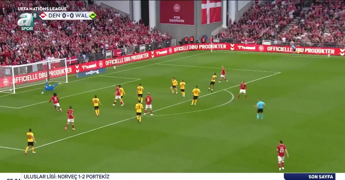 Danimarka 2-0 Galler | MAÇ ÖZETİ