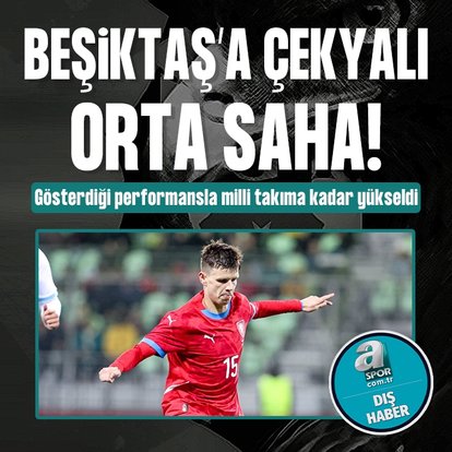 Beşiktaş’a Çekyalı orta saha!