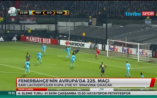 Fenerbahçe'nin Avrupa'da 225. maçı