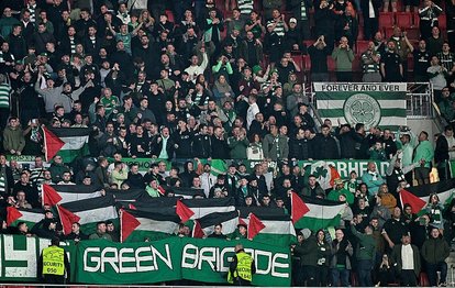 Filistin’e destek veren Celtic’e ceza!