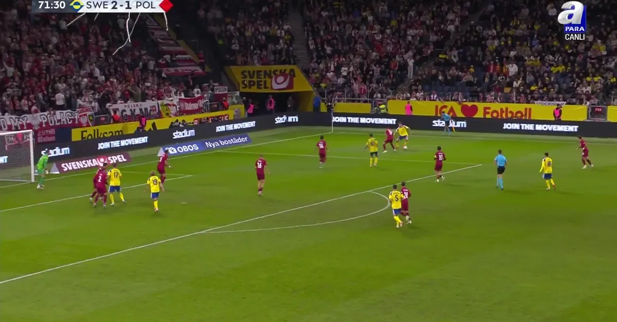 GOL | İsveç 3-1 Polonya