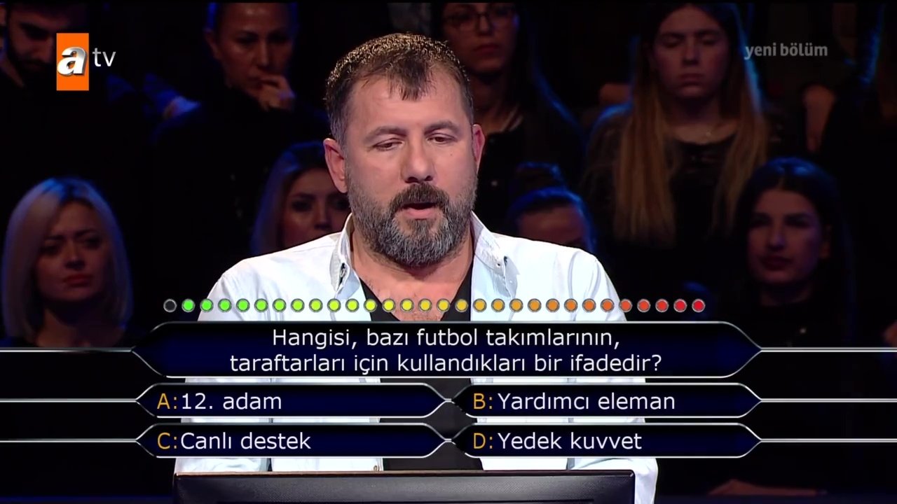 Kim Milyoner Olmak İster 797. bölüm soru ve cevapları! Geceye damga vuran soru