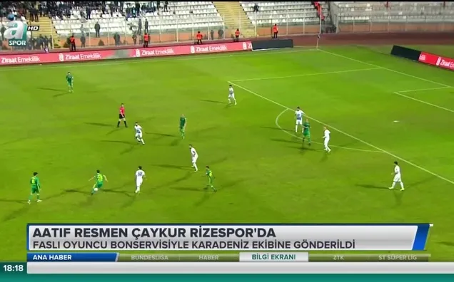 Aatıf resmen Çaykur Rizespor'da