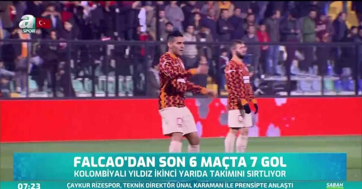 Radamel Falcao'dan son 6 maçta 7 gol