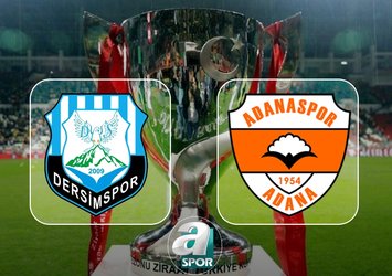Dersimspor-Adanaspor maçı saat kaçta?