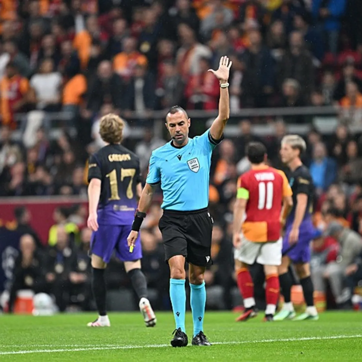 Galatasaray'ın Barcelona'ya attığı gol VAR'dan döndü