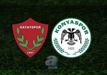 Hatayspor - Konyaspor | CANLI