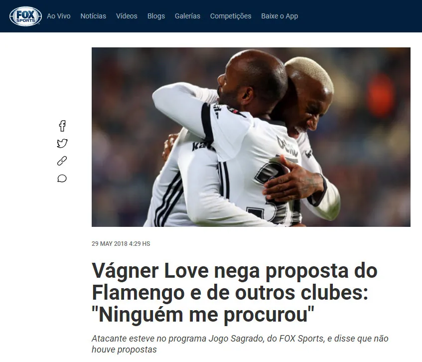 Vagner Love'dan flaş ayrılık açıklaması - 1