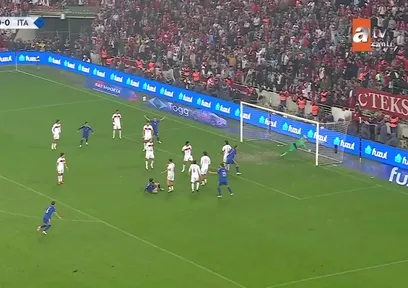 GOL | Türkiye 0-1 İtalya