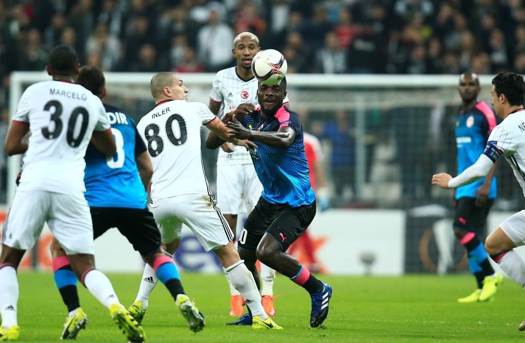 Beşiktaş - Hapoel Beer Sheva maçından kareler