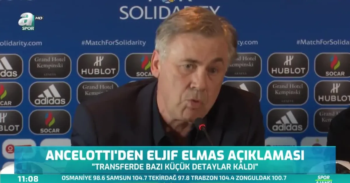 Ancelotti'den Eljif Elmas sözleri