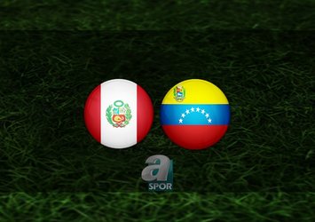 Peru - Venezuela maçı ne zaman?leri