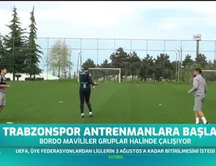 Trabzonspor antrenmanlara başladı